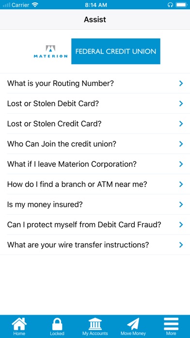 Materion Federal Credit Union screenshot 4