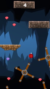 Falling Dark Cave screenshot #4 for iPhone