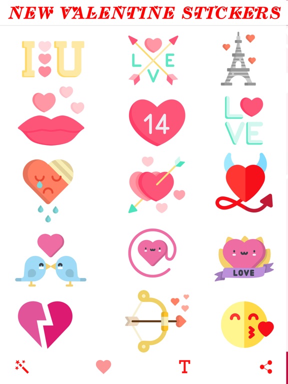 Valentine Day Wallpapers HD iPad screenshot 3 - Photo & Video app