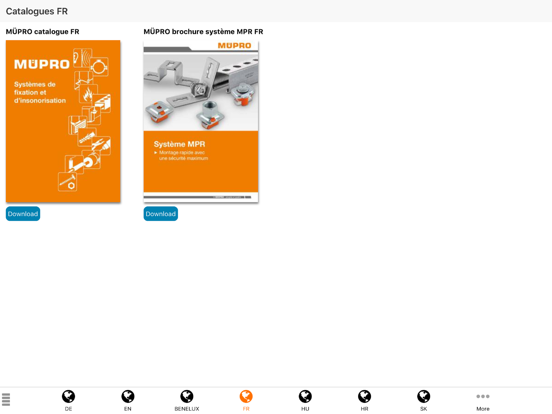 Screenshot #4 pour MÜPRO Catalogue App