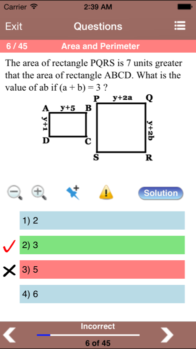 Screenshot #3 pour SAT Math Lite