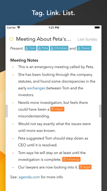 Agenda – A new take on notes screenshot-4