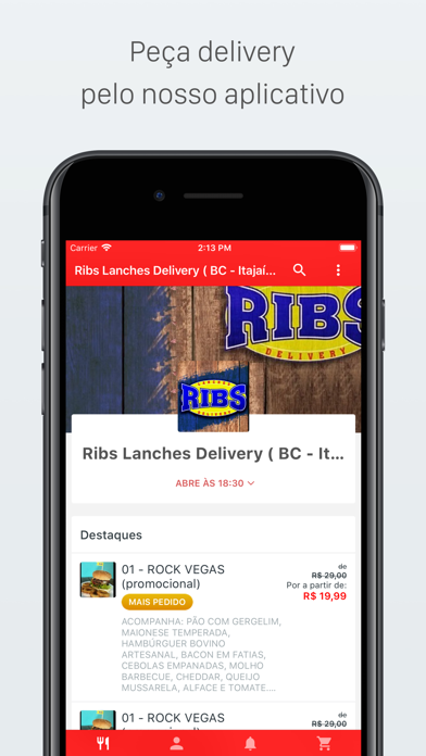 How to cancel & delete Ribs Lanches Delivery from iphone & ipad 1