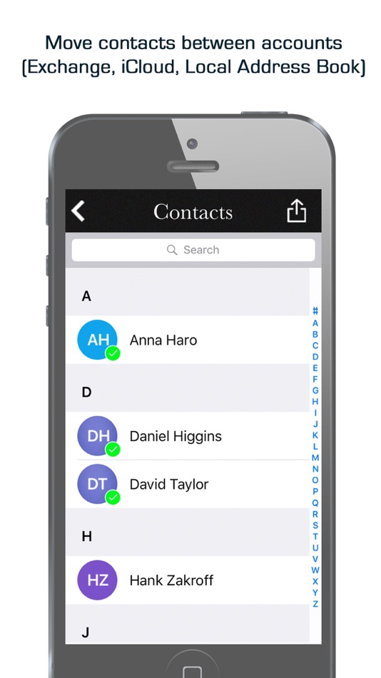 #4. Easy Contact Backup Manager (iOS) โดย: Dipak Keshariya