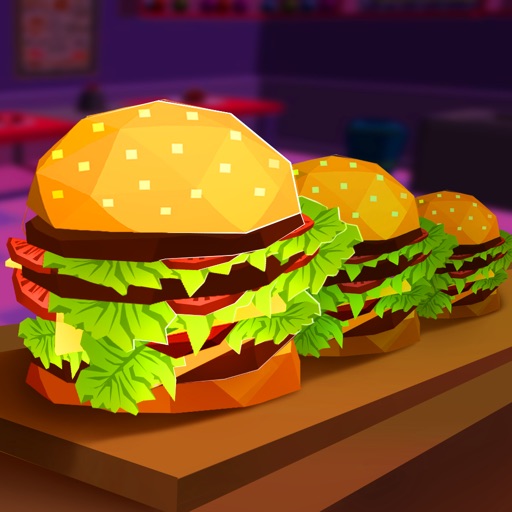 Burger Fast Food: Cooking Shop Icon