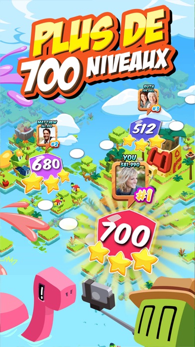 Screenshot #3 pour Juice Cubes match 3 jeu