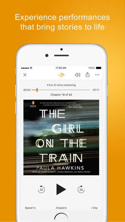 Audible audio books & podcasts