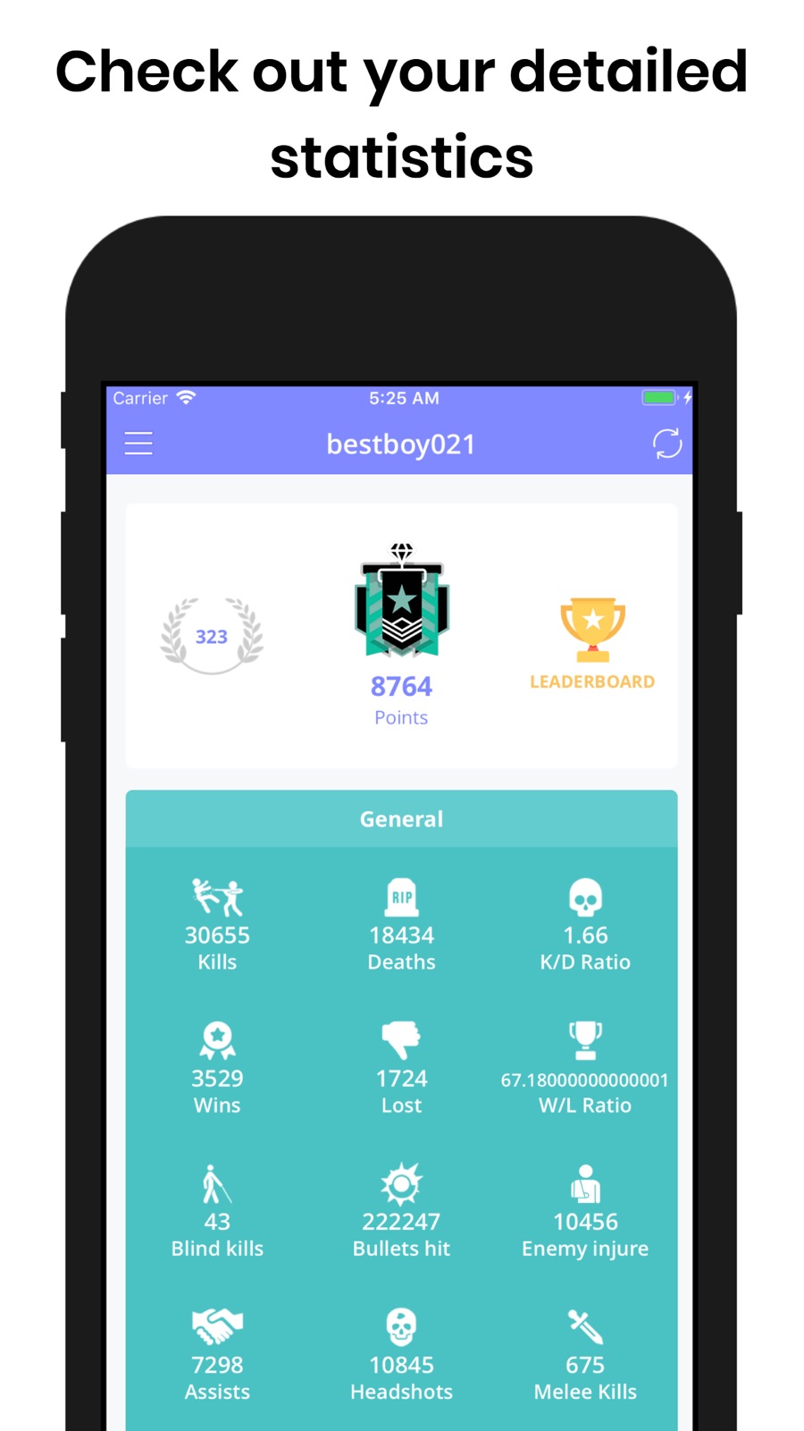 R6 Stats and Maps Companion iphone screenshot 1