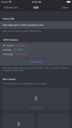 Dashboard (of JSON Requests) screenshot 6