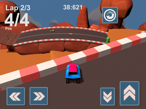 卡通汽车-3d汽车越野拉力赛 iPad screenshot