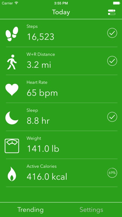Dashboard for Apple Health App
