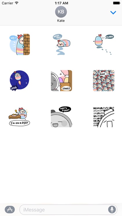 Cute Easter Egg Stickers