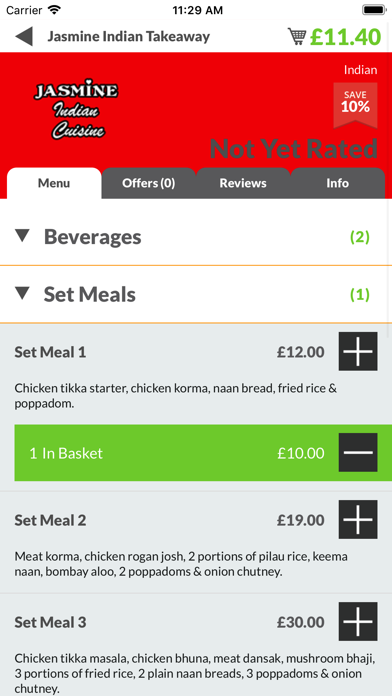 Jasmine Indian Takeaway screenshot 3