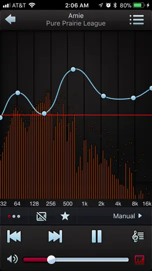 Screenshot von Denon Audio auf dem iPhone 1