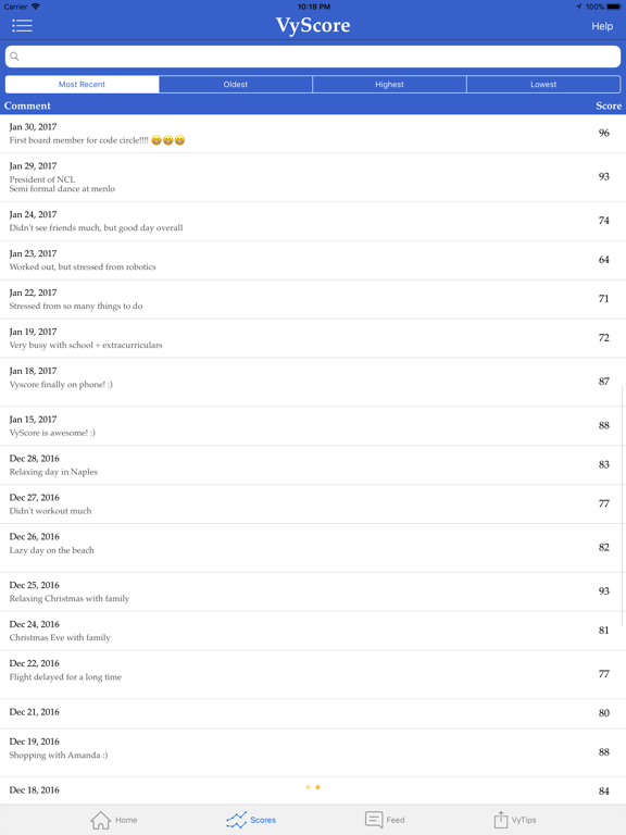 Screenshot #6 pour VyScore 2.0