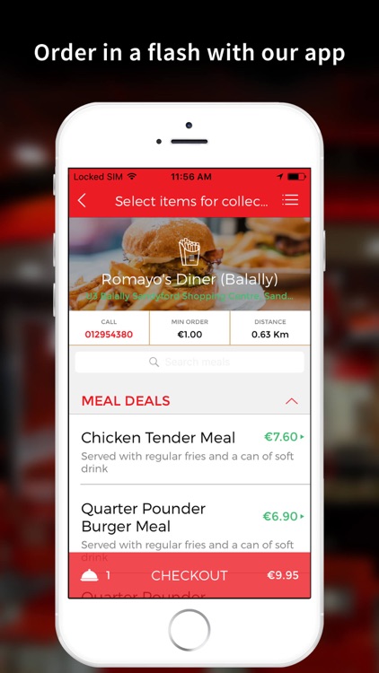 Romayo's Diner Takeaway App