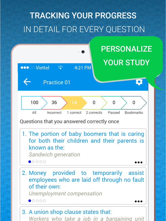 Screenshot #5 pour PHR Practice test