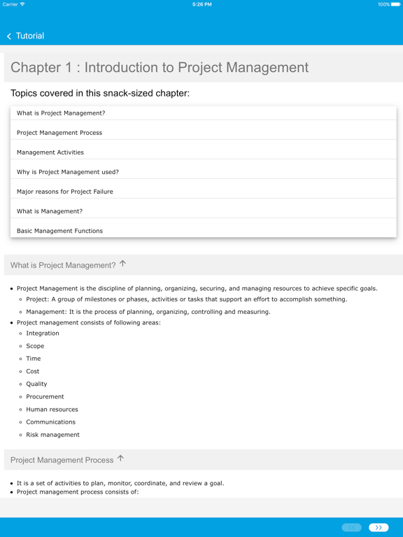 Learn Project and HR iPad screenshot 4 - Education app