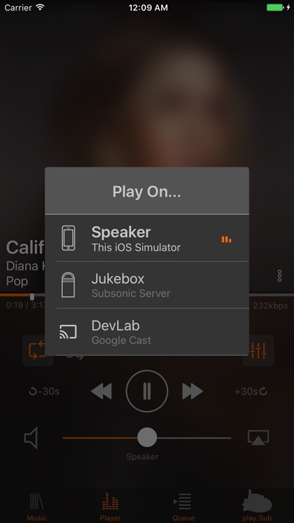 play:Sub Music Streamer