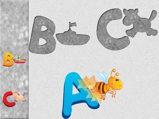 Spanish Alphabet Puzzles Kids iPad screenshot