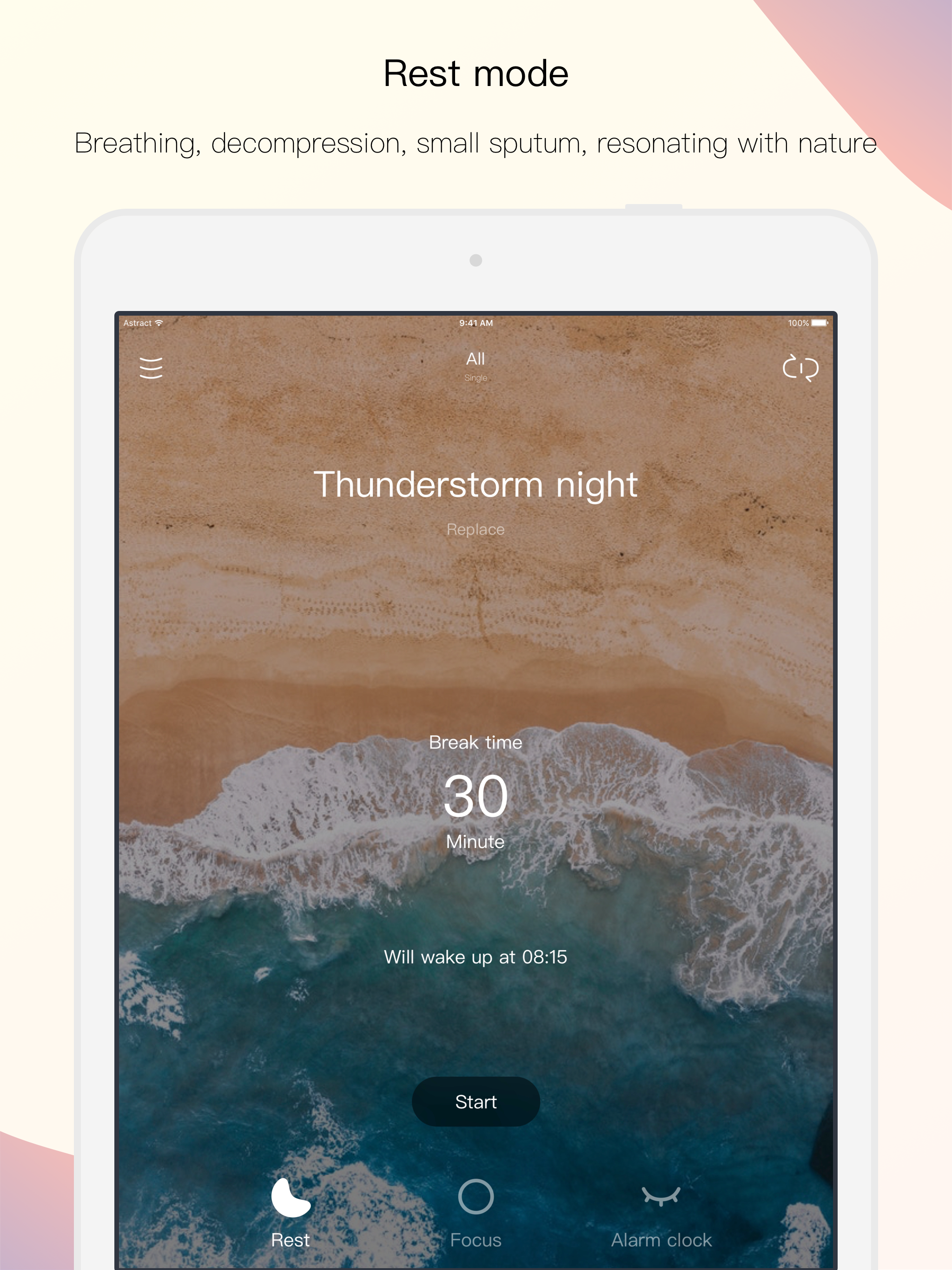 RestX - Rest sleep alarm clock