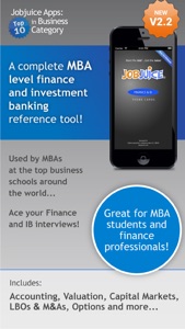 Jobjuice Fin. & Inv. Banking screenshot #1 for iPhone