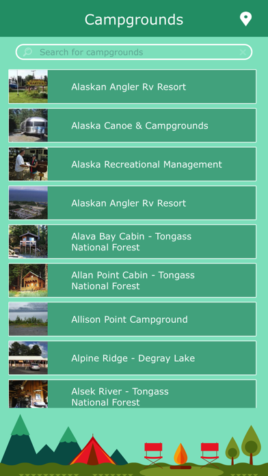 Alaska Campgrounds & Parks screenshot 2