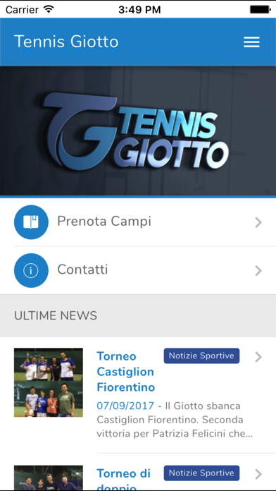 Screenshot #1 pour Tennis Giotto