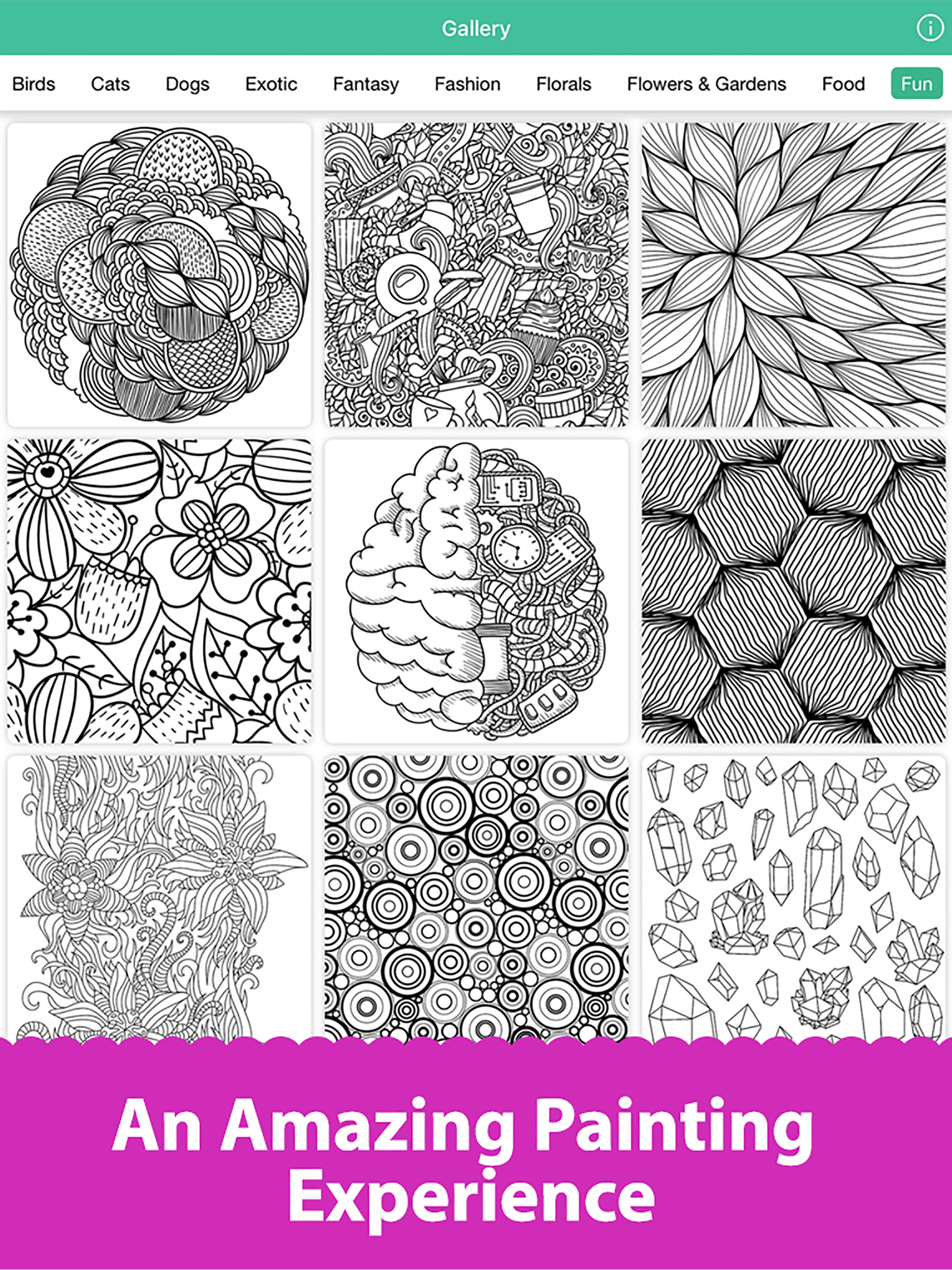 Color Space for Stress Relief