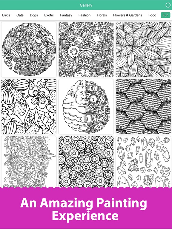 Color Space - Adult Colouring iPad screenshot