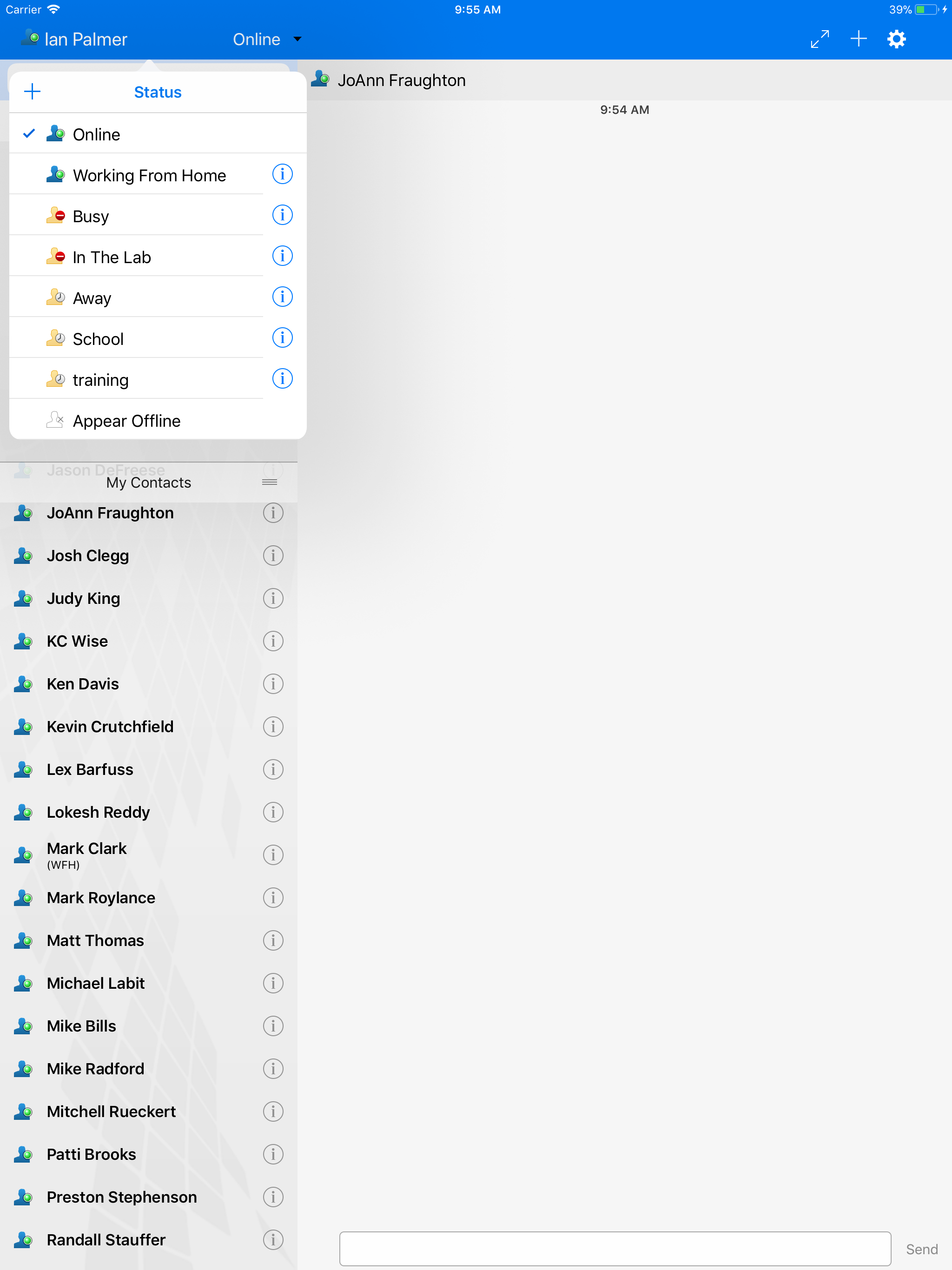 Micro Focus Messenger screenshot 5