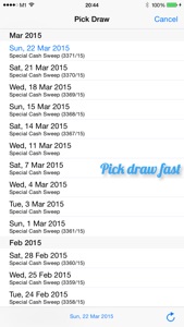 Special Cash Sweep Results screenshot #5 for iPhone