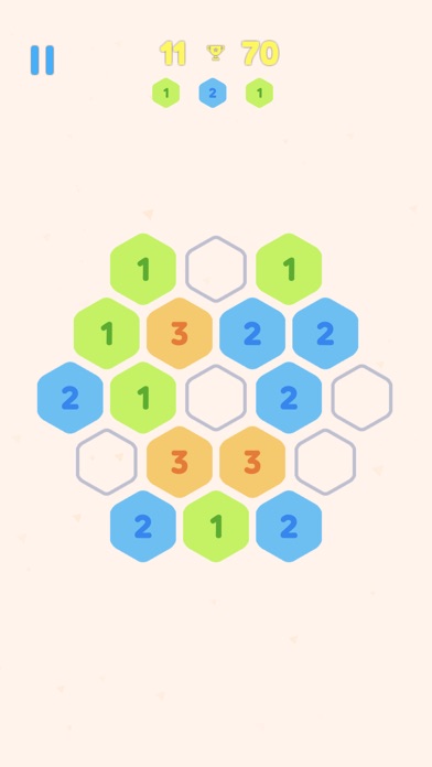 Hexa Merge! Number Puzzle screenshot 2