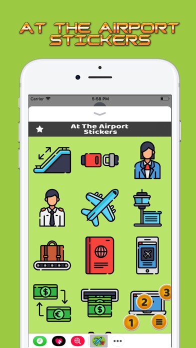 At The Airport Stickers screenshot 3
