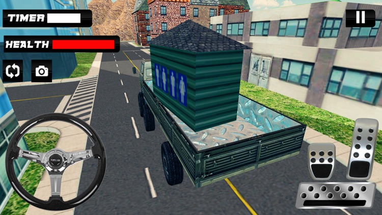 Public Toilet Transport Truck & Cargo Sim