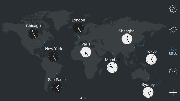 map:clock - World Map & Clock screenshot-0