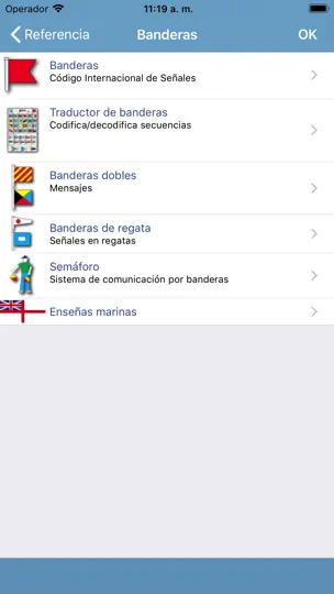 Captura de pantalla de Marina: Reglas Y Señales en iPhone 5
