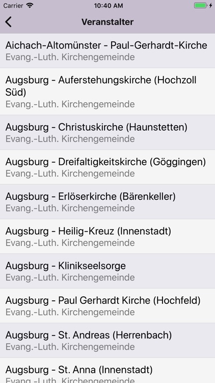 Evangelische Termine screenshot-3