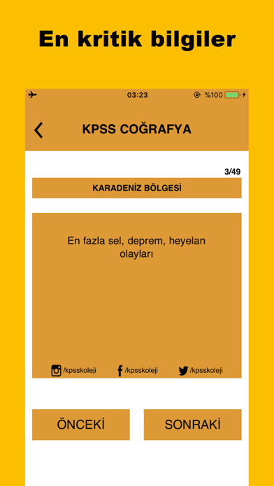 KPSS 2018 - Coğrafya screenshot 4