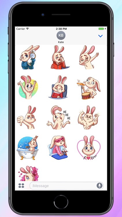 Easter Bunny Honey! Stickers