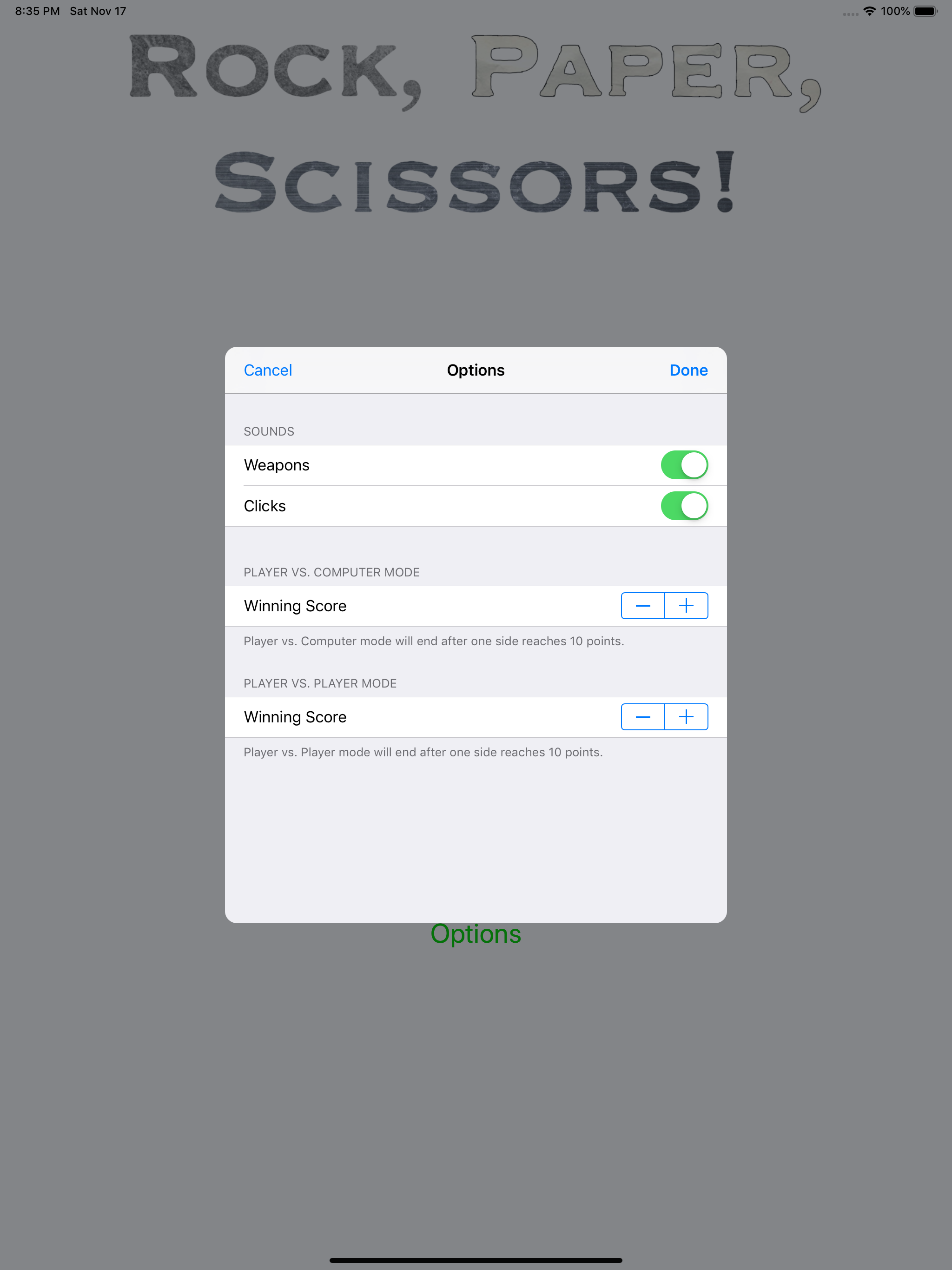Rock Paper Scissors Mobile screenshot 10