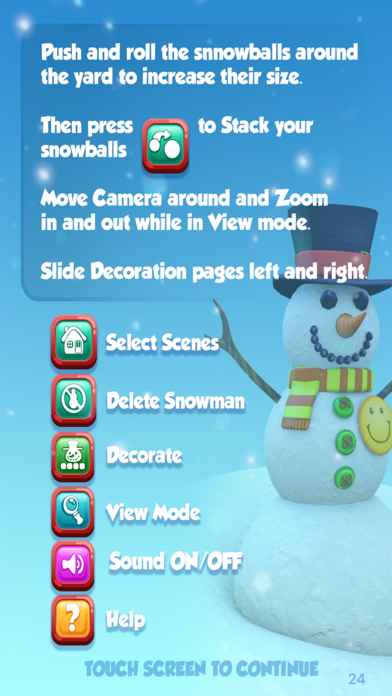 Snowman 3D LITE screenshot 1