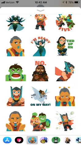 Game screenshot Marvel Stickers: Thor Ragnarok apk