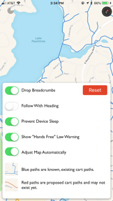 Peachtree City Cart Paths screenshot