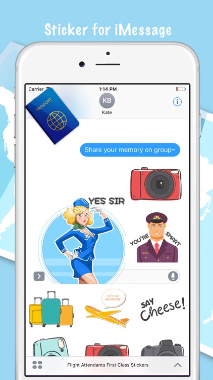 Flight Attendants First Class Stickers