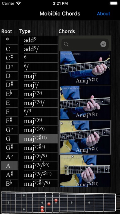 Screenshot #2 pour MobiDic Guitar Chords