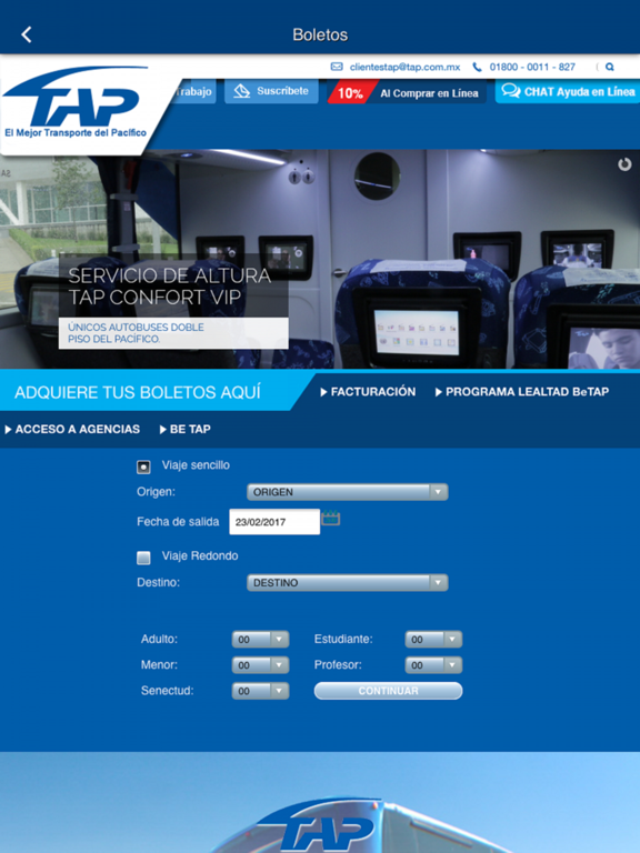 Screenshot #4 pour Transp. y Autob. del Pacífico