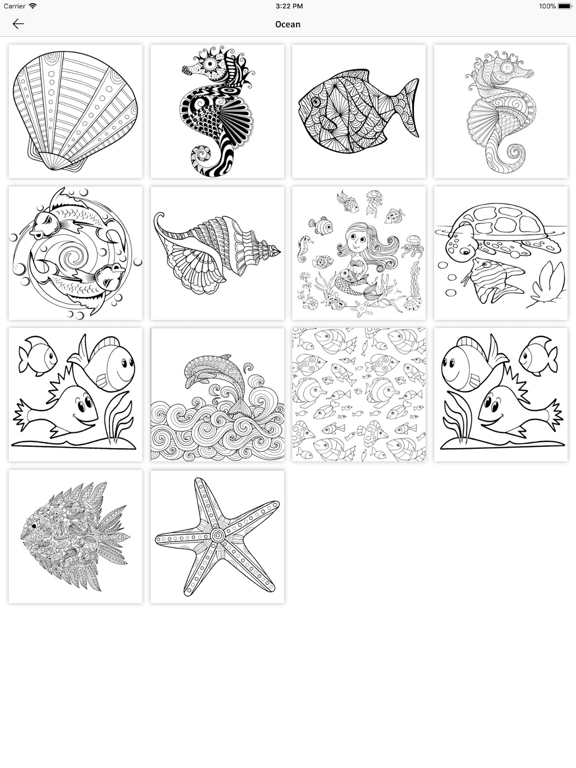 Screenshot #5 pour Coloring Book - Color Therapy