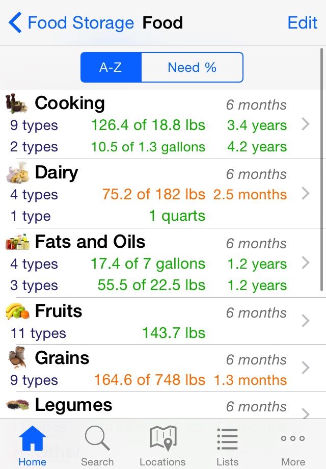 Home Food Storage screenshot 3