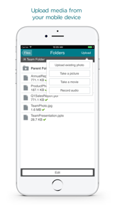 MOVEit Transfer Mobile screenshot